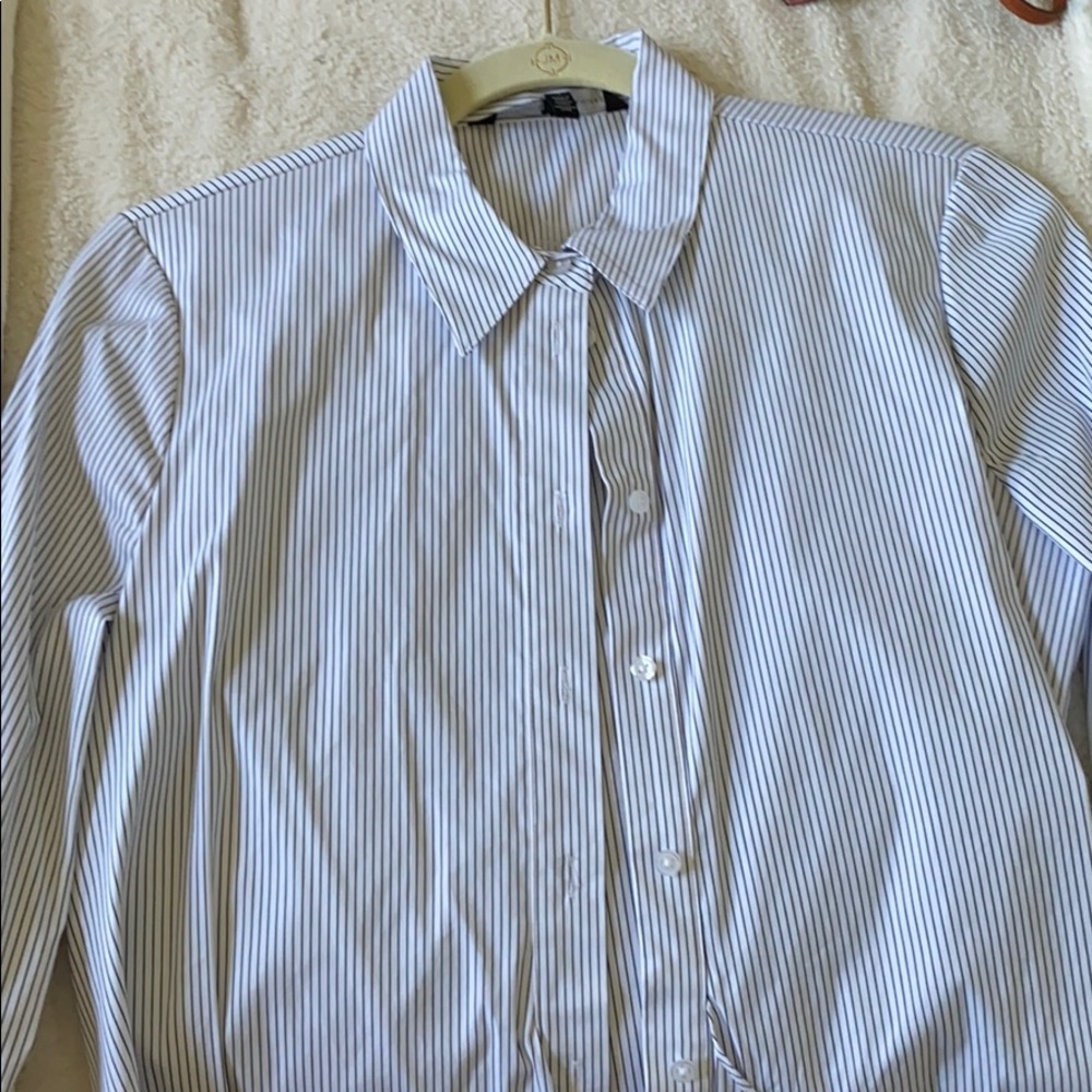 white house black market button down dress shirt